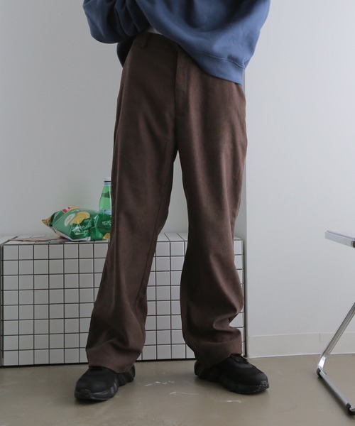 TUTTU（トゥトゥ）の「セミブーツカットパンツ（その他パンツ・メンズ・ブラック/ブラウン/グリーン・S/M/L）」の2枚目の写真