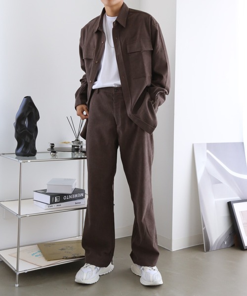 TUTTU（トゥトゥ）の「セミブーツカットパンツ（その他パンツ・メンズ・ブラック/ブラウン/グリーン・S/M/L）」の11枚目の写真