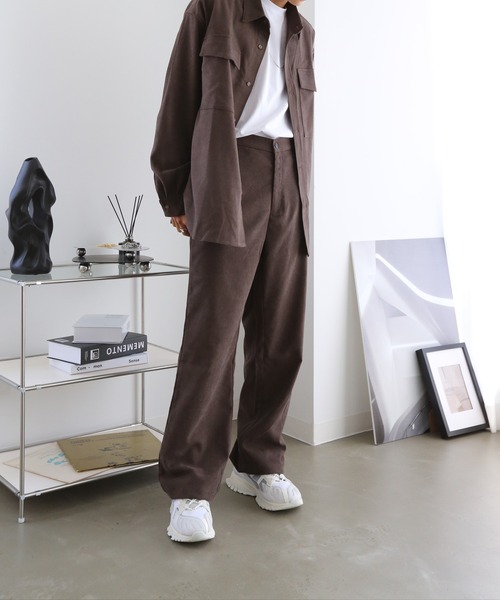 TUTTU（トゥトゥ）の「セミブーツカットパンツ（その他パンツ・メンズ・ブラック/ブラウン/グリーン・S/M/L）」の14枚目の写真