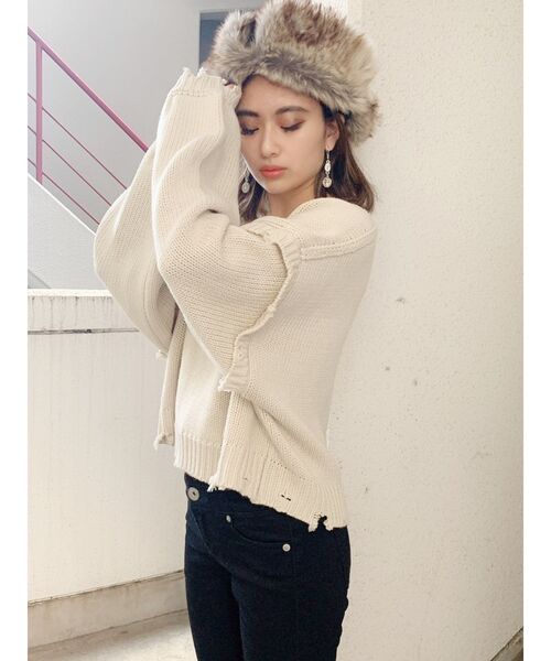 ❣️残り1品❣️GYDA グラインダーショートKT TOPS ニット 秋 冬 ❣️残り1品❣️GYDA グラインダーショートKT TOPS ニット 秋 冬