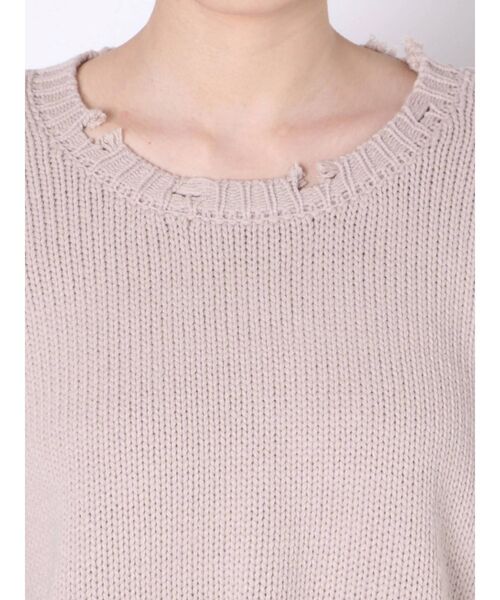 GYDA(ジェイダ)の「グラインダーショートニットTOPS(ニット/セーター・レディース・アイボリー/ベージュ/ミント/ブラック・FREE)」の21枚目の写真