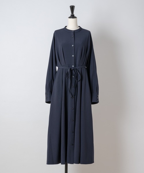 Rewde(ルゥデ)の「ウエストタックシャツワンピース(1R05-09233)(ワンピース・レディース・ベージュ/モカ/ネイビー・M)」の19枚目の写真