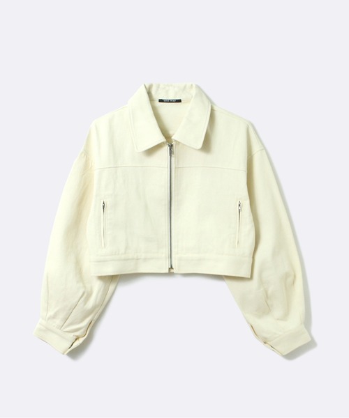 one way(ワンウェイ)の「【oneway Jeans】ツイルショートジャケット(その他アウター・レディース・ベージュ/ブラック/ライトブルー・FREE)」の5枚目の写真