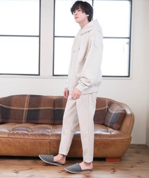 Beno（ビーノ）の「TC裏起毛 肉厚スウェットビッグパーカー&スウェットパンツ 上下セットアップ（ルームウェア/パジャマ・メンズ）」