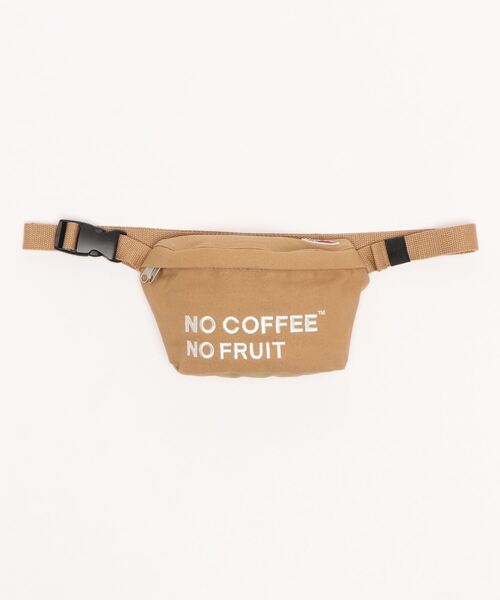 FRUIT OF THE LOOM(フルーツオブザルーム)の「NO COFFEEコラボWAIST BAG(ボディバッグ/ウエストポーチ・メンズ・オフホワイト/ブラウン/ブラック・FREE)」の3枚目の写真