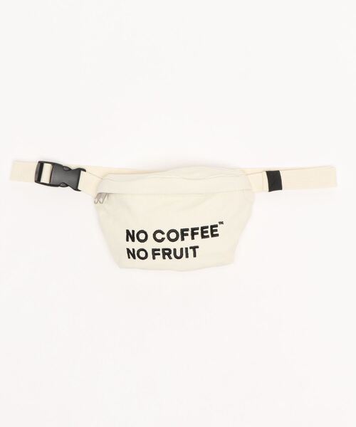 FRUIT OF THE LOOM(フルーツオブザルーム)の「NO COFFEEコラボWAIST BAG(ボディバッグ/ウエストポーチ・メンズ・オフホワイト/ブラウン/ブラック・FREE)」の11枚目の写真