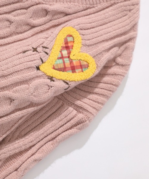 HOOK（フック）の「【HOOK】パッチワーク刺繍リンガーVネックカーディガン（カーディガン/ボレロ・メンズ・ホワイト/ピンク/ブルー・M/L/XL）」の16枚目の写真