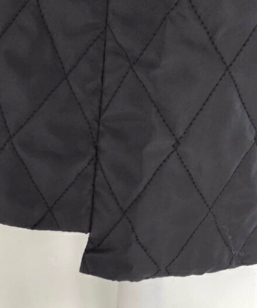 M y u(ミュー)の「キルティングオーバーコート(ダウンジャケット/コート・レディース・ブラック/ベージュ/アイボリー/アイボリー系/カーキ・FREE)」の10枚目の写真