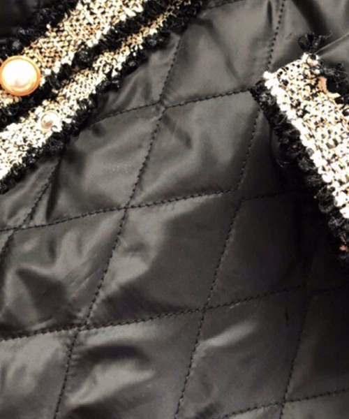 M y u(ミュー)の「キルティングオーバーコート(ダウンジャケット/コート・レディース・ブラック/ベージュ/アイボリー/アイボリー系/カーキ・FREE)」の20枚目の写真