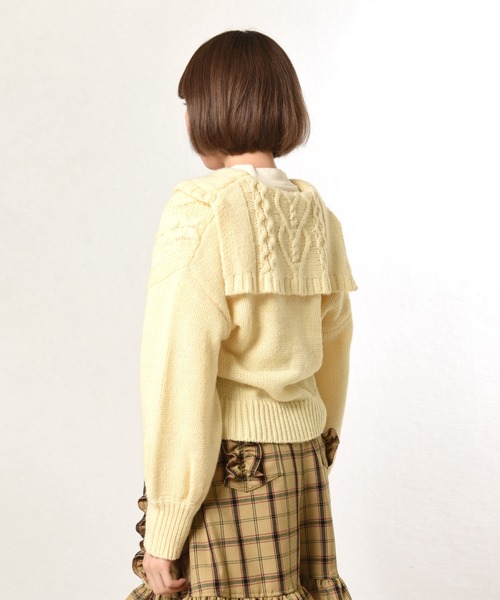 セール】ハートケーブルカーデ（カーディガン/ボレロ）｜MILK（ミルク