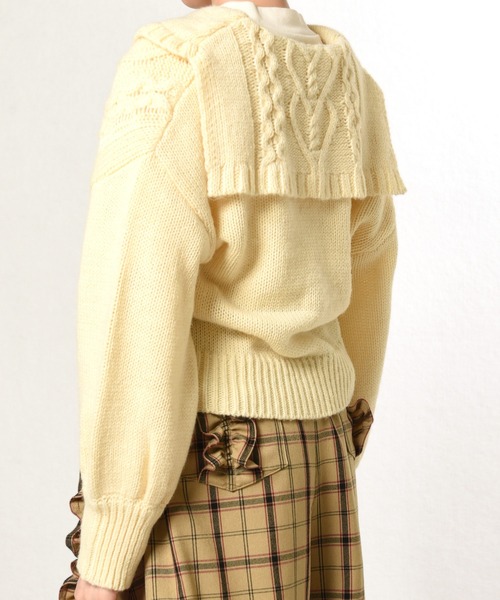 セール】ハートケーブルカーデ（カーディガン/ボレロ）｜MILK（ミルク