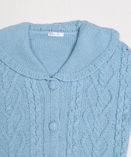 セール】ハートケーブルカーデ（カーディガン/ボレロ）｜MILK（ミルク