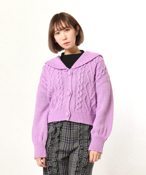 milk ミルク☆ハートケーブルカーディガン セール】ハートケーブルカーデ（カーディガン/ボレロ）｜MILK（ミルク