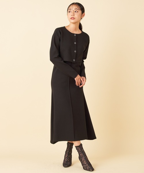 ROYAL PARTY(ロイヤルパーティー)の「2WAYダンボールショートトップス(Tシャツ/カットソー・レディース・オフホワイト/ライトグレー/ブラック・FREE)」の10枚目の写真