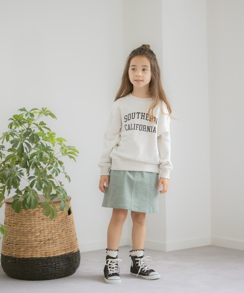 GLOBAL WORK（グローバルワーク）の「【キッズ】ソフトタッチコーデュロイスカート/216028（スカート・キッズ・ベージュ/ミント・120cm/150cm/160cm/130cm/110cm/140cm/100cm）」の12枚目の写真