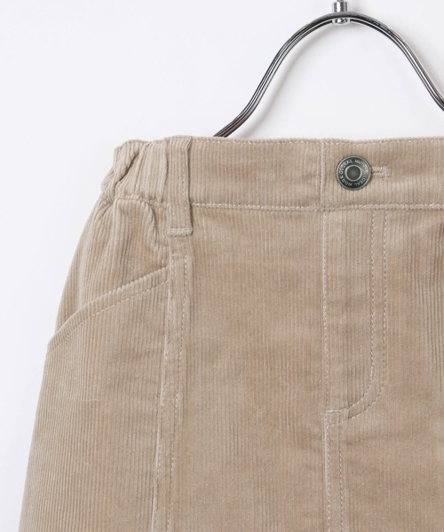GLOBAL WORK（グローバルワーク）の「【キッズ】ソフトタッチコーデュロイスカート/216028（スカート・キッズ・ベージュ/ミント・120cm/150cm/160cm/130cm/110cm/140cm/100cm）」の5枚目の写真