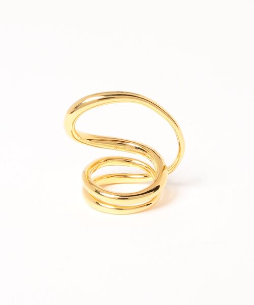 Charlotte Chesnais（シャルロットシェネ）の「Charlotte Chesnais BAGUE ROUND TRIP 15BA005VER（リング・レディース・ゴールド・SMALL）」の5枚目の写真