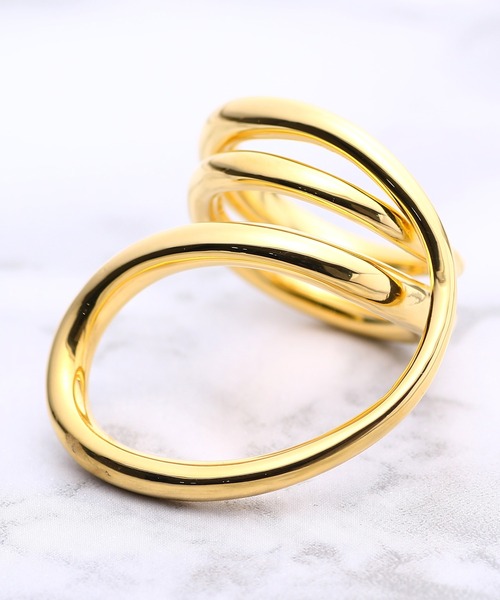 Charlotte Chesnais（シャルロットシェネ）の「Charlotte Chesnais BAGUE ROUND TRIP 15BA005VER（リング・レディース・ゴールド・SMALL）」の6枚目の写真