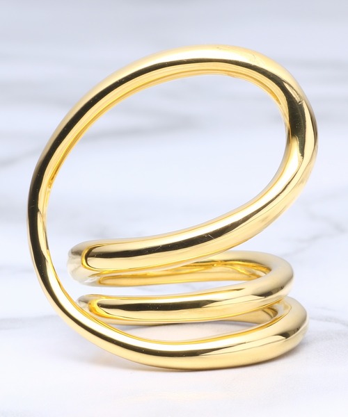 Charlotte Chesnais（シャルロットシェネ）の「Charlotte Chesnais BAGUE ROUND TRIP 15BA005VER（リング・レディース・ゴールド・SMALL）」の10枚目の写真