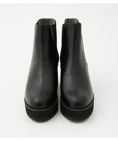 AZUL by moussy（アズールバイマウジー）の「SIDE GORE BOOTS/サイドゴアブーツ（ブーツ・レディース・ブラック・SMALL/MEDIUM/LARGE）」の3枚目の写真