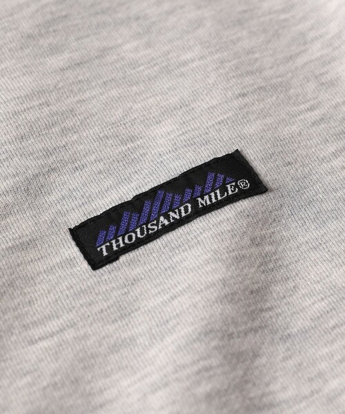 FREAK'S STORE(フリークスストア)の「WEB限定 THOUSAND MILE×FREAK'S STORE/サウザンドマイル 別注 スタンドカラー裏起毛 スウェットカーディガン/ジャケット(カーディガン/ボレロ・メンズ・ブラック/グレー/グリーン・SMALL/MEDIUM/LARGE)」の13枚目の写真