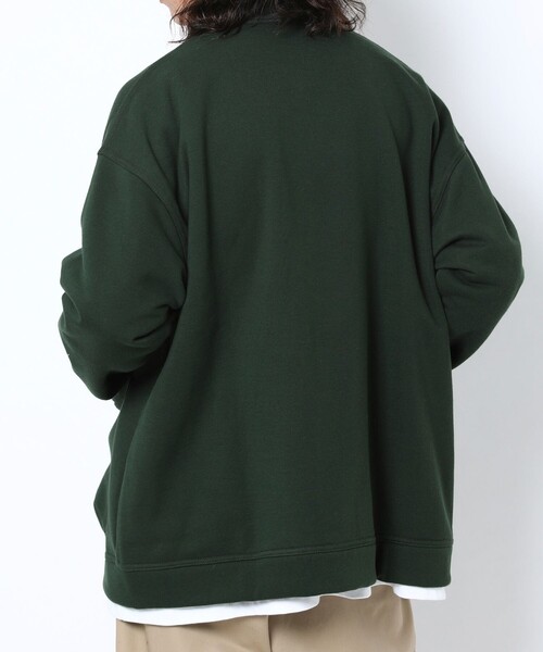 FREAK'S STORE(フリークスストア)の「WEB限定 THOUSAND MILE×FREAK'S STORE/サウザンドマイル 別注 スタンドカラー裏起毛 スウェットカーディガン/ジャケット(カーディガン/ボレロ・メンズ・ブラック/グレー/グリーン・SMALL/MEDIUM/LARGE)」の19枚目の写真