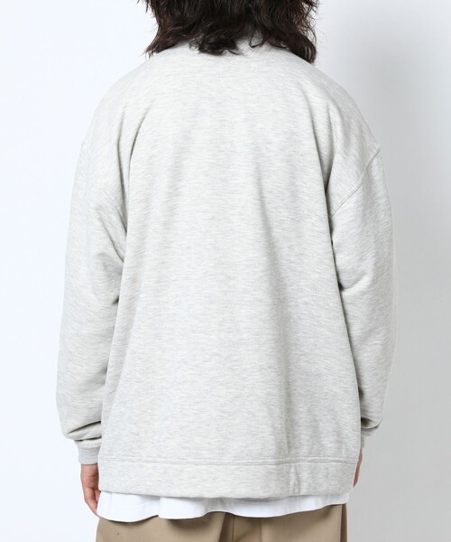 FREAK'S STORE(フリークスストア)の「WEB限定 THOUSAND MILE×FREAK'S STORE/サウザンドマイル 別注 スタンドカラー裏起毛 スウェットカーディガン/ジャケット(カーディガン/ボレロ・メンズ・ブラック/グレー/グリーン・SMALL/MEDIUM/LARGE)」の15枚目の写真