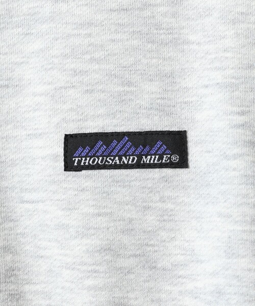 FREAK'S STORE(フリークスストア)の「WEB限定 THOUSAND MILE×FREAK'S STORE/サウザンドマイル 別注 スタンドカラー裏起毛 スウェットカーディガン/ジャケット(カーディガン/ボレロ・メンズ・ブラック/グレー/グリーン・SMALL/MEDIUM/LARGE)」の20枚目の写真