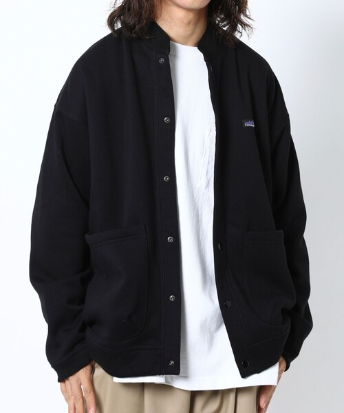 FREAK'S STORE(フリークスストア)の「WEB限定 THOUSAND MILE×FREAK'S STORE/サウザンドマイル 別注 スタンドカラー裏起毛 スウェットカーディガン/ジャケット(カーディガン/ボレロ・メンズ・ブラック/グレー/グリーン・SMALL/MEDIUM/LARGE)」の5枚目の写真