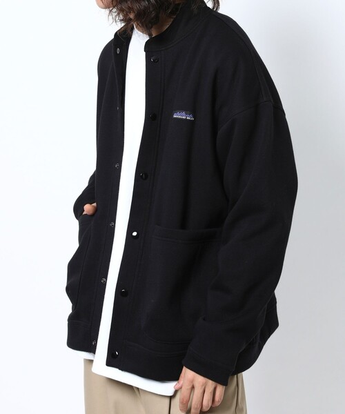 FREAK'S STORE(フリークスストア)の「WEB限定 THOUSAND MILE×FREAK'S STORE/サウザンドマイル 別注 スタンドカラー裏起毛 スウェットカーディガン/ジャケット(カーディガン/ボレロ・メンズ・ブラック/グレー/グリーン・SMALL/MEDIUM/LARGE)」の10枚目の写真