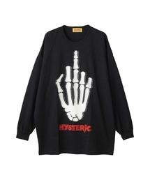 HYSTERIC GLAMOUR | THE MIDDLE FINGERジャカード オーバーサイズプルオーバー(Tシャツ/カットソー)
