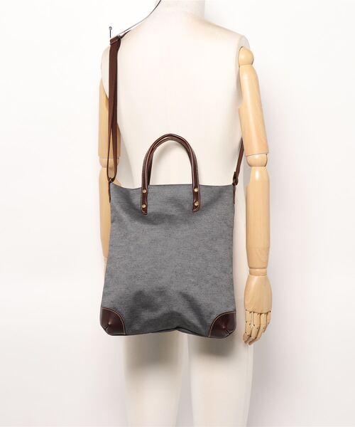 SAC'S BARJean（サックスバージーン）の「【SAC / サック】 2wayトートバッグ（トートバッグ・レディース・ブラック/カーキ・FREE）」の6枚目の写真