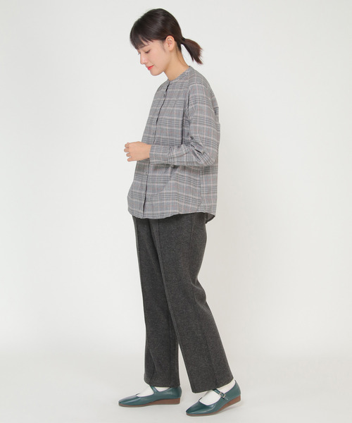 LBC(エルビーシー)の「圧縮ジャージパンツ(その他パンツ・レディース・チャコールグレー/ベージュ・M)」の12枚目の写真