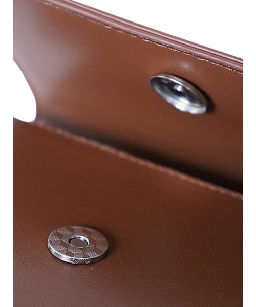 ACYM(アシーム)の「Compact box shoulder バッグ(ショルダーバッグ・レディース・ブラック/ブラウン・FREE)」の8枚目の写真