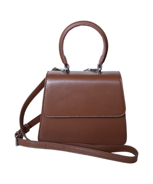 ACYM(アシーム)の「Compact box shoulder バッグ(ショルダーバッグ・レディース・ブラック/ブラウン・FREE)」の9枚目の写真