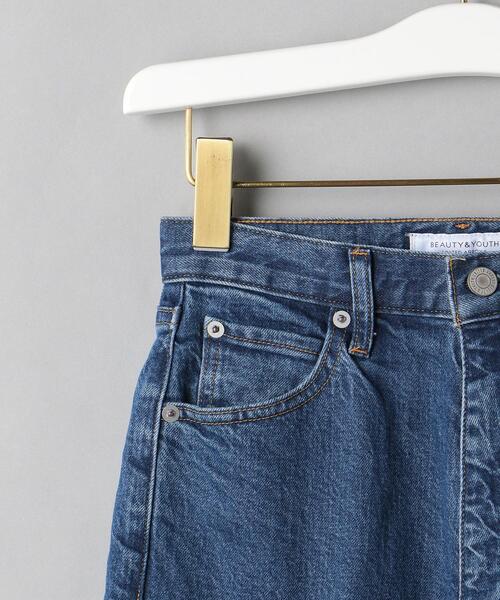 BEAUTY&YOUTH UNITED ARROWS（ビューティーアンドユースユナイテッドアローズ）の「BY ソフトフレア デニムパンツ（デニムパンツ・レディース・コバルトブルー/ブラック・L/M/S）」の18枚目の写真