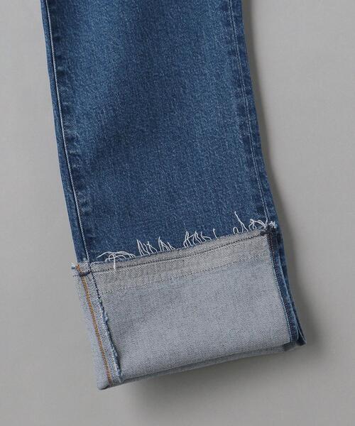 BEAUTY&YOUTH UNITED ARROWS（ビューティーアンドユースユナイテッドアローズ）の「BY ソフトフレア デニムパンツ（デニムパンツ・レディース・コバルトブルー/ブラック・L/M/S）」の21枚目の写真