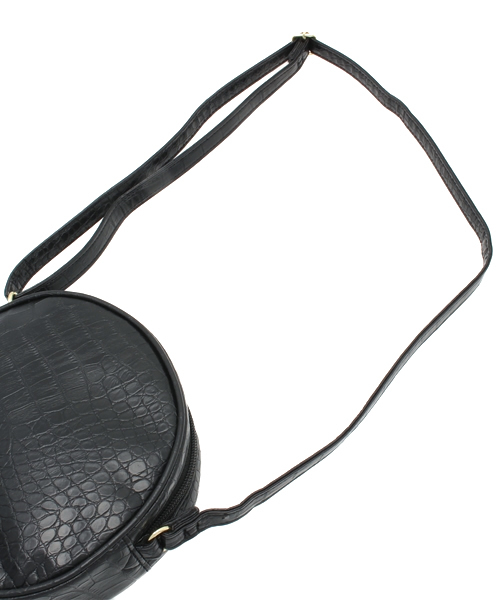 WEGO（ウィゴー）の「WEGO/サークルポシェット（ショルダーバッグ・レディース・ホワイト/ブラック/ピンク・FREE）」の5枚目の写真