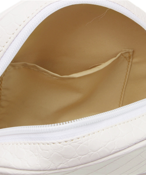 WEGO（ウィゴー）の「WEGO/サークルポシェット（ショルダーバッグ・レディース・ホワイト/ブラック/ピンク・FREE）」の6枚目の写真