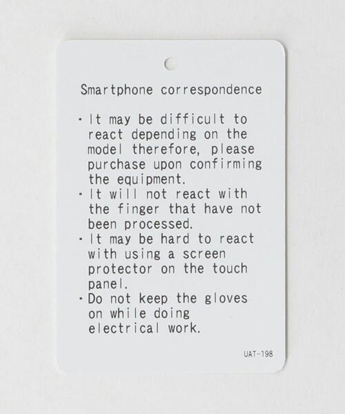 closet story（クローゼットストーリー）の「＜closet story（クローゼットストーリー）＞ハウンドトゥース×リブ 2WAY グローブ（手袋・レディース・ブラック/ブラウン・FREE）」の13枚目の写真