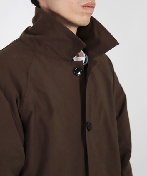 SPELLBOUND（スペルバウンド）の「[SPELLBOUND / スペルバウンド] ヴィンテージナイロンオックス ダスターコート（ステンカラーコート・メンズ・ブラウン・3/2）」の13枚目の写真