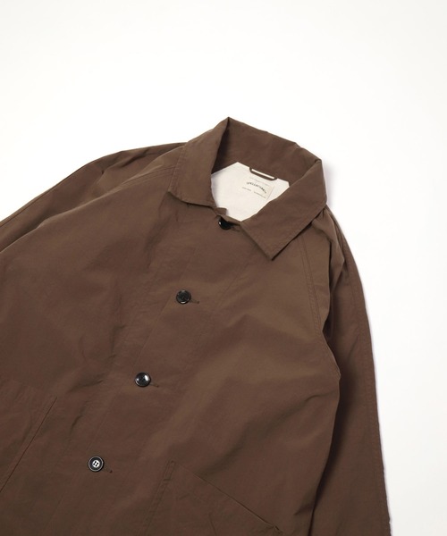 SPELLBOUND（スペルバウンド）の「[SPELLBOUND / スペルバウンド] ヴィンテージナイロンオックス ダスターコート（ステンカラーコート・メンズ・ブラウン・3/2）」の16枚目の写真