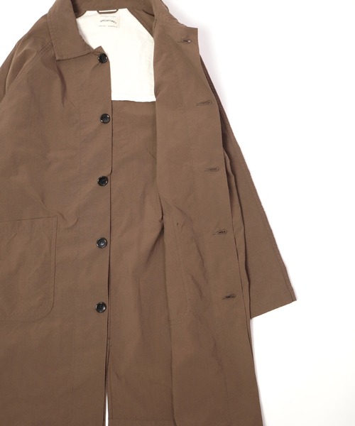 SPELLBOUND（スペルバウンド）の「[SPELLBOUND / スペルバウンド] ヴィンテージナイロンオックス ダスターコート（ステンカラーコート・メンズ・ブラウン・3/2）」の19枚目の写真