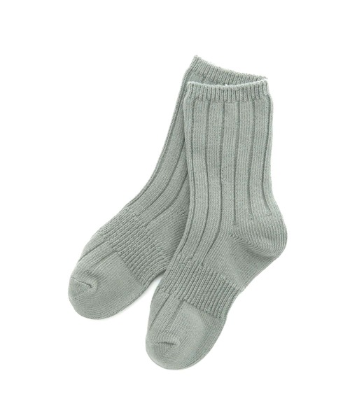 MAKE YOUR DAY（メイクユアデイ）の「ベーシック無地クルーソックス（ソックス/靴下・キッズ・ブラック/ベージュ/グレー/シルバーグレー/モカ/ラベンダー・12/15 /18/21/24）」の3枚目の写真