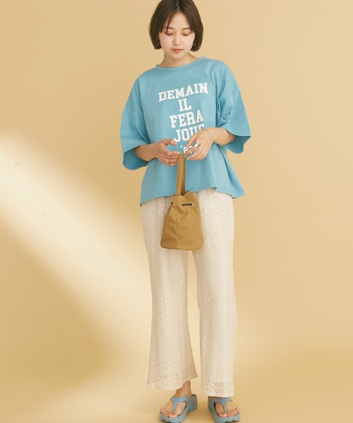 MEI（メイ）の「MEI/巾着ショルダーバッグ（ショルダーバッグ・レディース・ブラック/ブラウン/グリーン・F）」の10枚目の写真