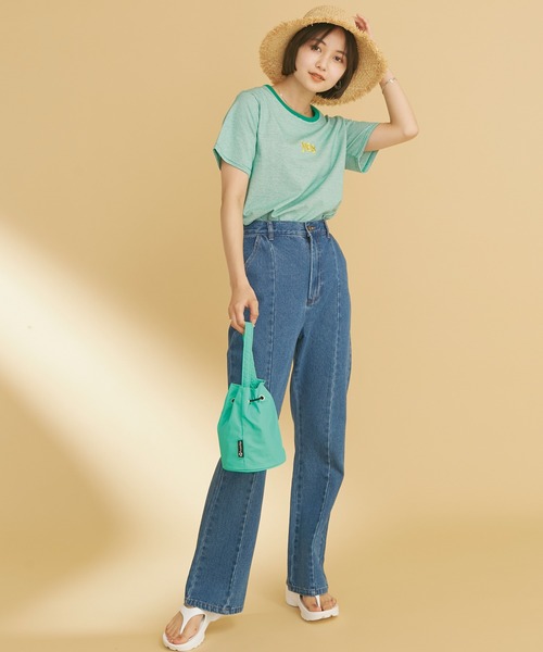 MEI（メイ）の「MEI/巾着ショルダーバッグ（ショルダーバッグ・レディース・ブラック/ブラウン/グリーン・F）」の16枚目の写真