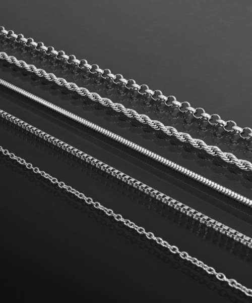 SBG(エスビー)の「金属アレルギー対応 ステンレス チェーンネックレス 5本セット / SBG(ネックレス・メンズ・A/B・FREE)」の1枚目の写真