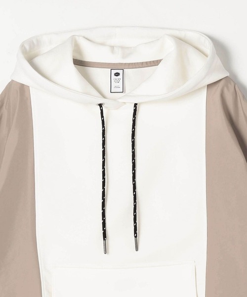 179/WG（イチナナキュウダブルジー）の「ドッキングフードプルオーバー（パーカー・レディース・チャコールグレー/オフホワイト・FREE）」の8枚目の写真