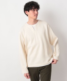 GLOBAL WORK | キーネックレイヤード長袖/258198(Tシャツ/カットソー)