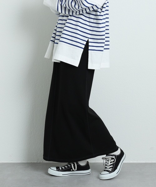 CIAOPANIC TYPY（チャオパニックティピー）の「ジョーゼットポンチIラインスカート（スカート・レディース・ブラック/ライトグレー/アイボリー・ONE SIZE）」の14枚目の写真